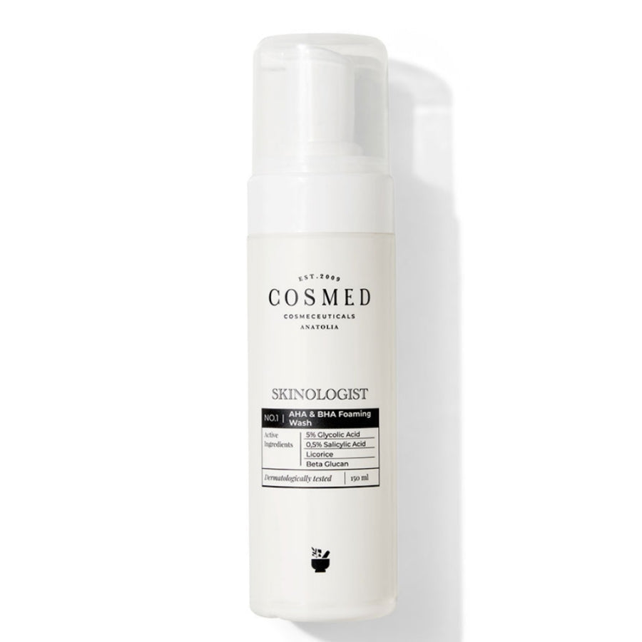 Cosmed Skinologist AHA & BHA Face and Body Foaming Wash 150ml