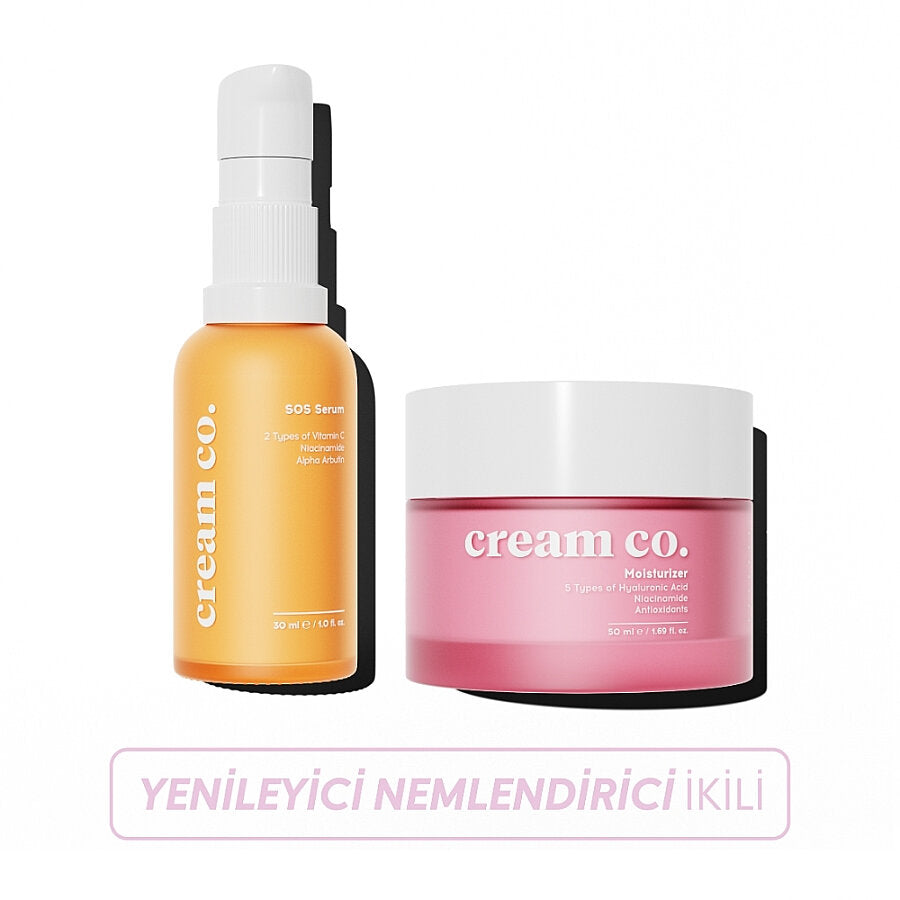 Cream Co. Regenerating Moisturizer Duo Set for Hydration