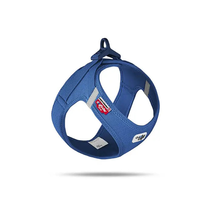Curli Vest Harness Clasp Air-Mesh Blue Dog Harness 3X-Small