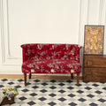 European Style Wine Red Sofa Chair