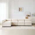 Evelyn 5-Piece L Shaped Modular Sectional Sofa Couch