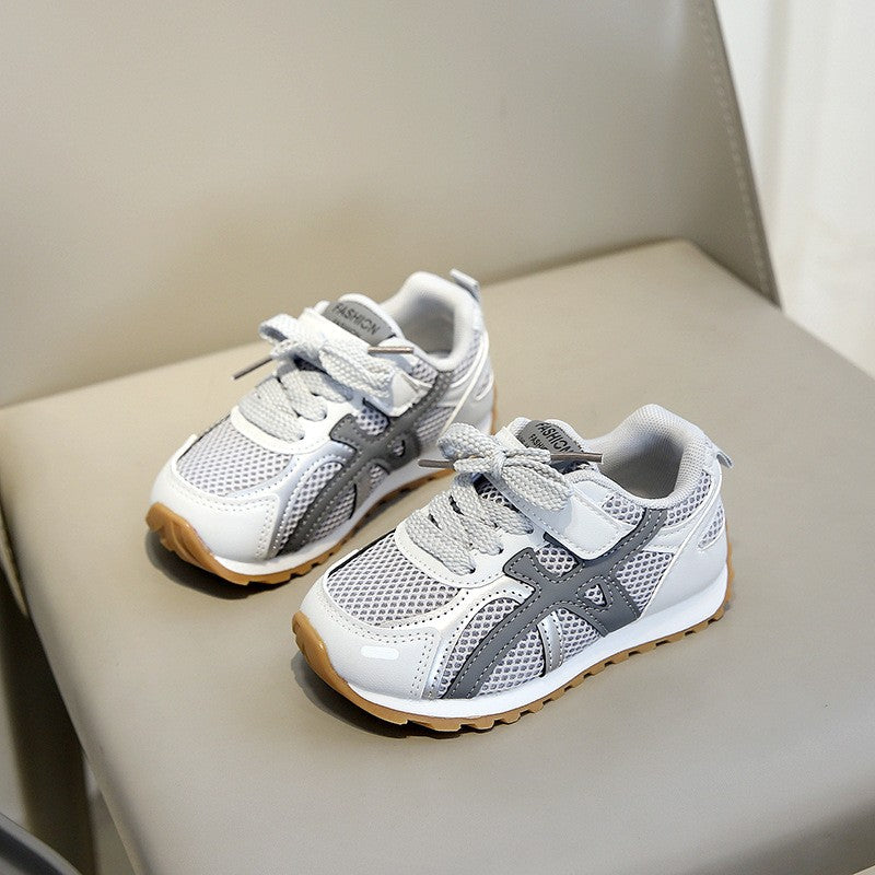 2026 Autumn New Arrival Boys Soft Sole Comfort Sneakers Korean Style Fashion Versatile Girls Casual