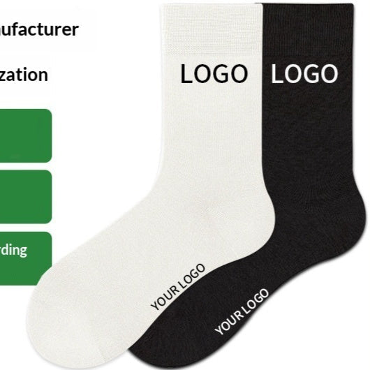 Customized Embroidered Jacquard Socks For Men And Women
