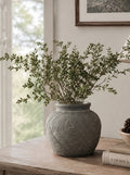 D10.2x8.9" Vase for Home Decor, Flower Vase Table Centerpieces