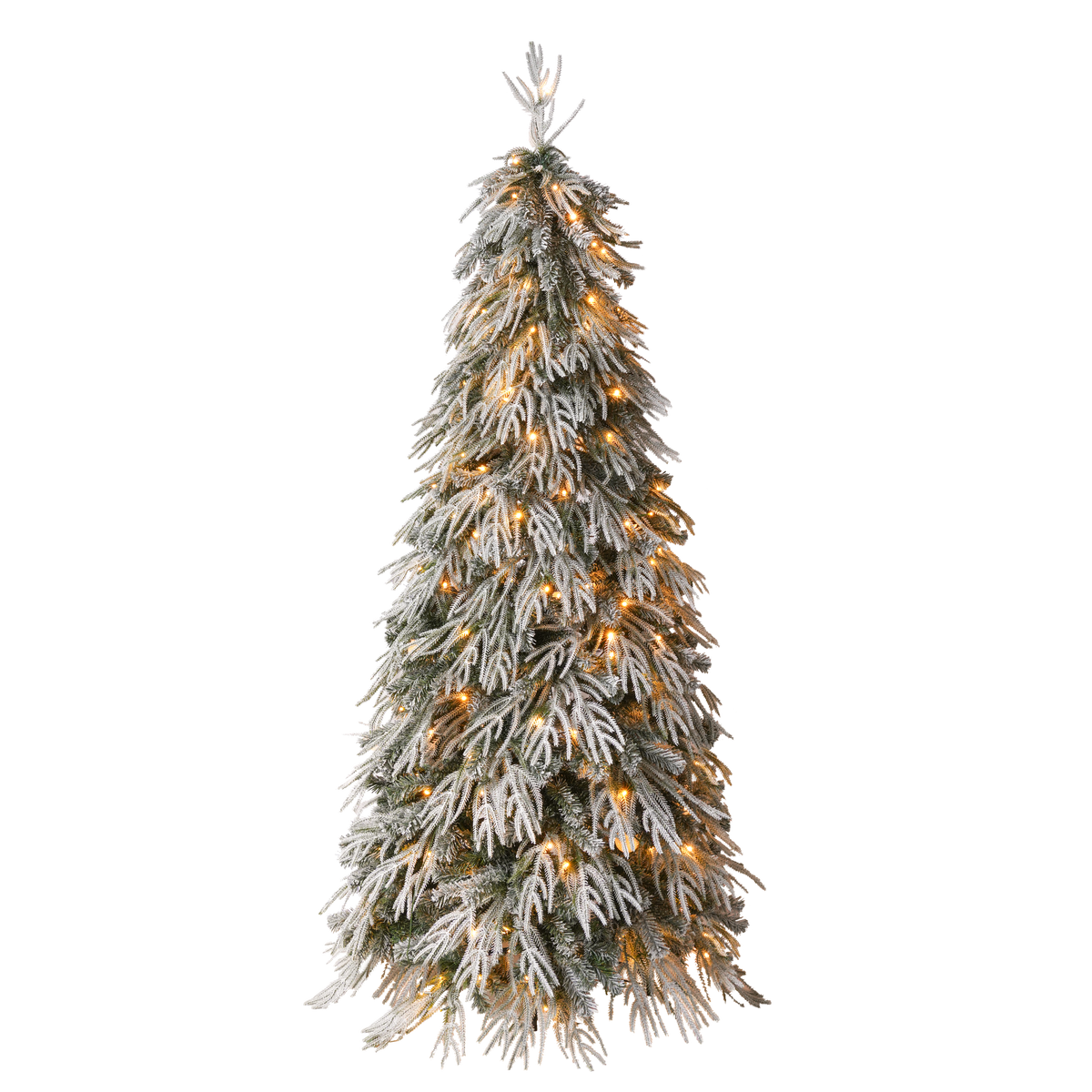 Snowy Cascading Christmas Trees 3-Piece Set