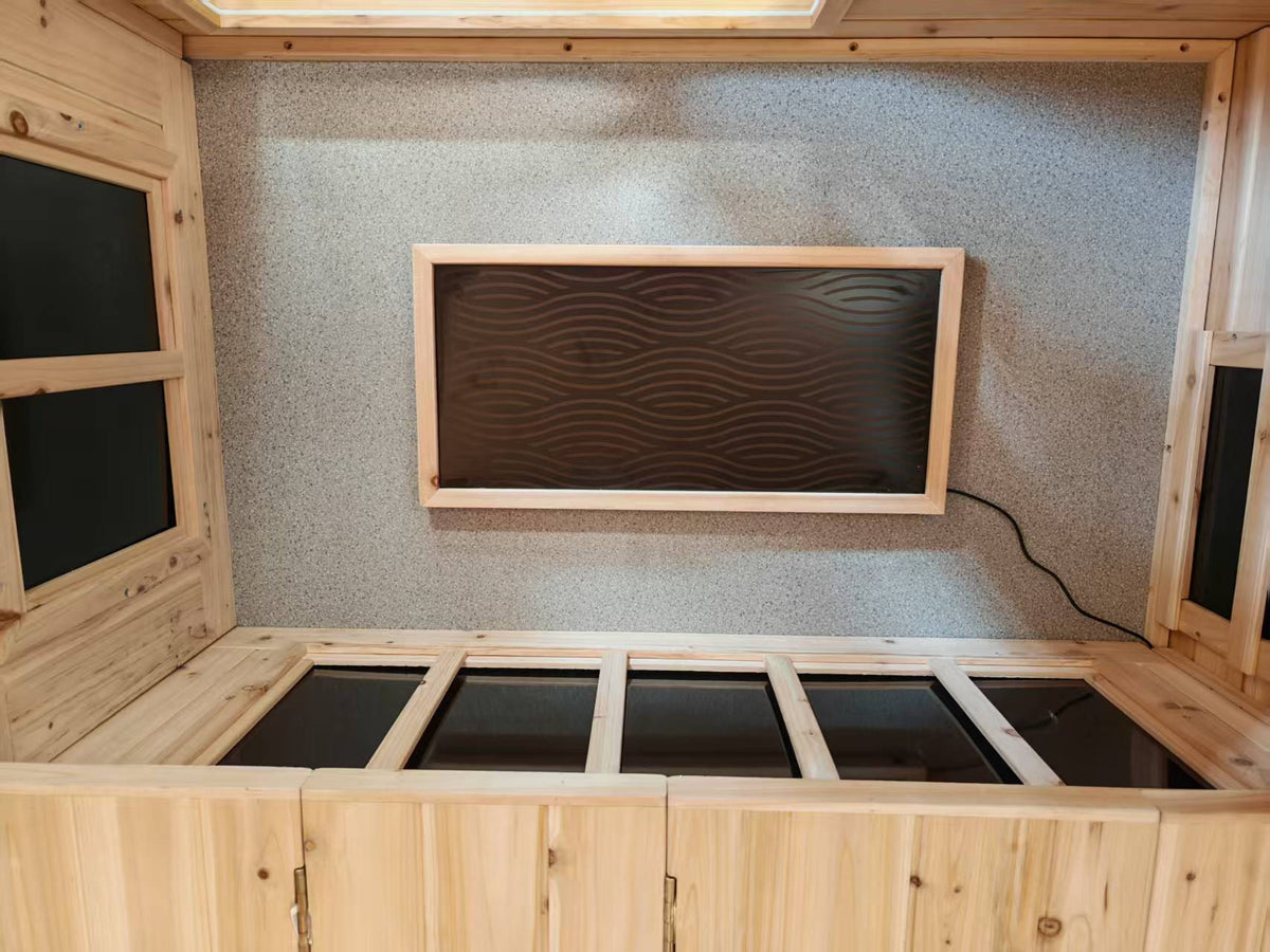 Portable Hemlock Far-Infrared Heater for Sauna Rooms
