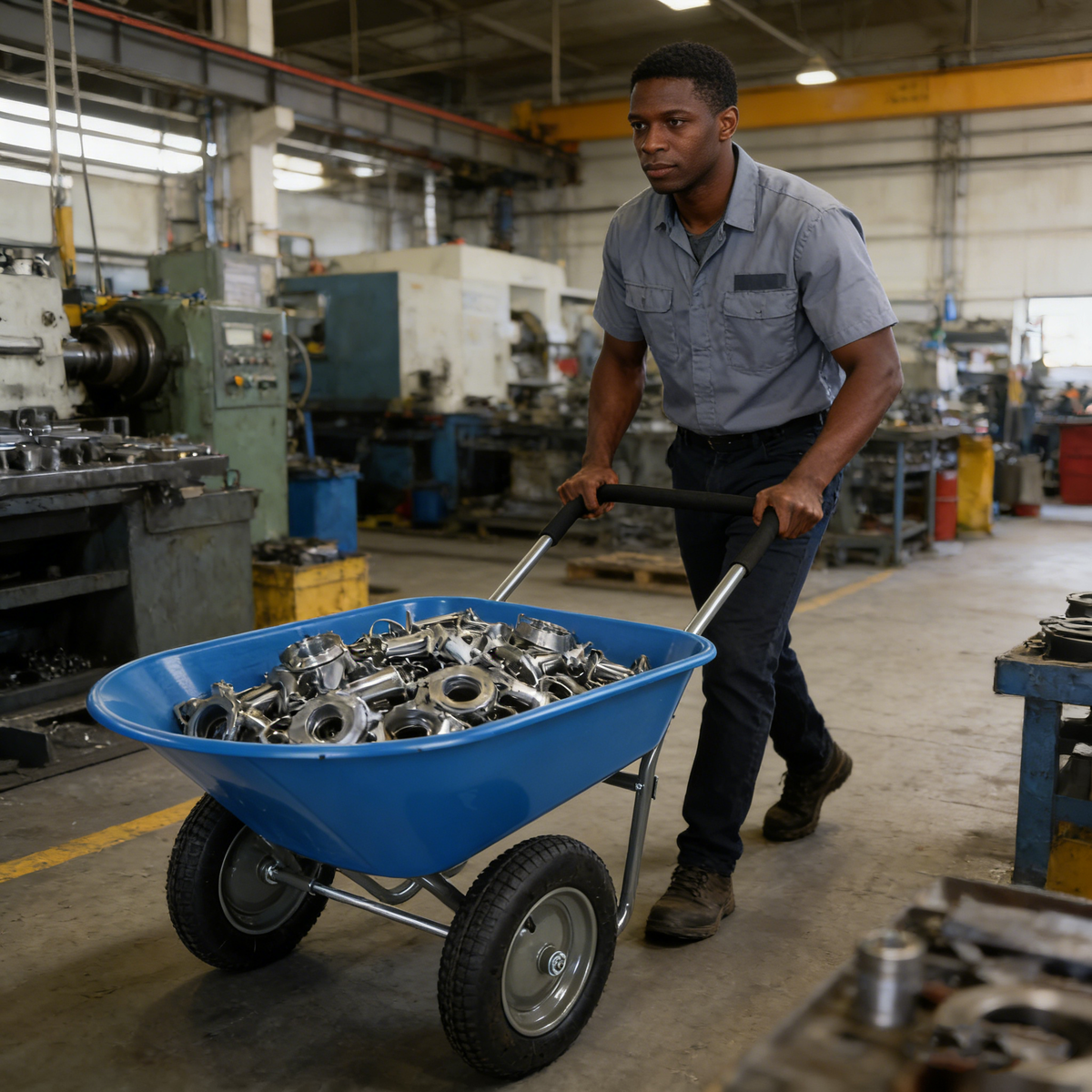 Two Wheeled Trolley Wheel Barrow