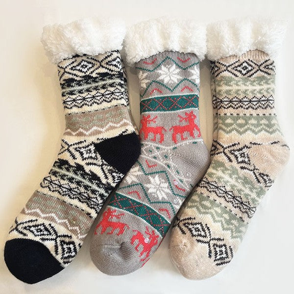 Coral Fleece Socks For Women Winter Bed Socks