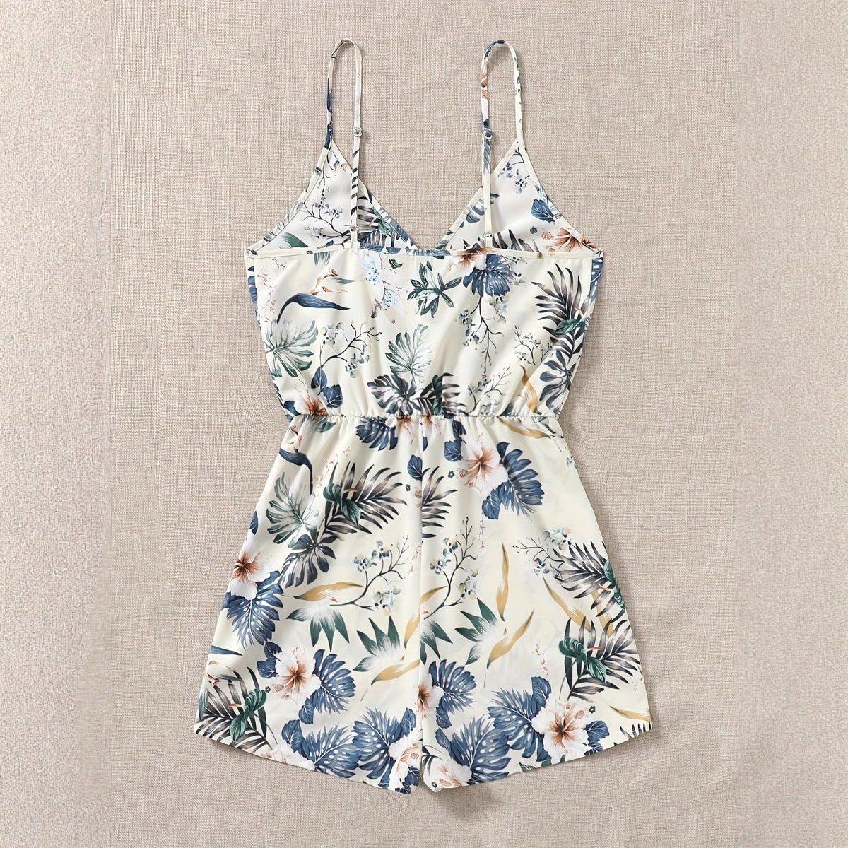 Elegant Adjustable Casual Cross-Strap Jumpsuit For Women