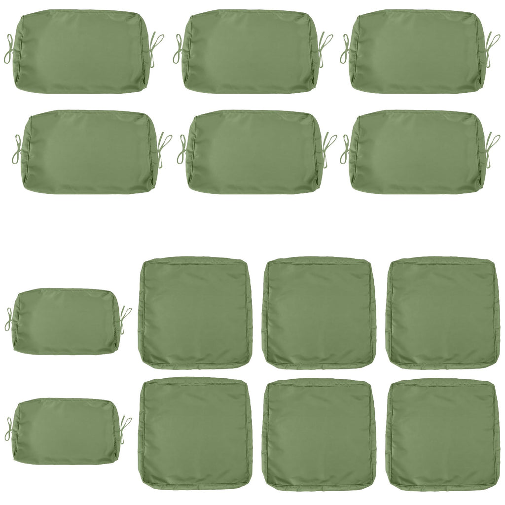 Cushion Covers for 7 Pcs Wicker Rattan Sectional Sofa