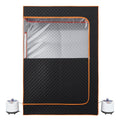 Upgraded Portable Steam Sauna for Home, 2 Person Spa Tent
