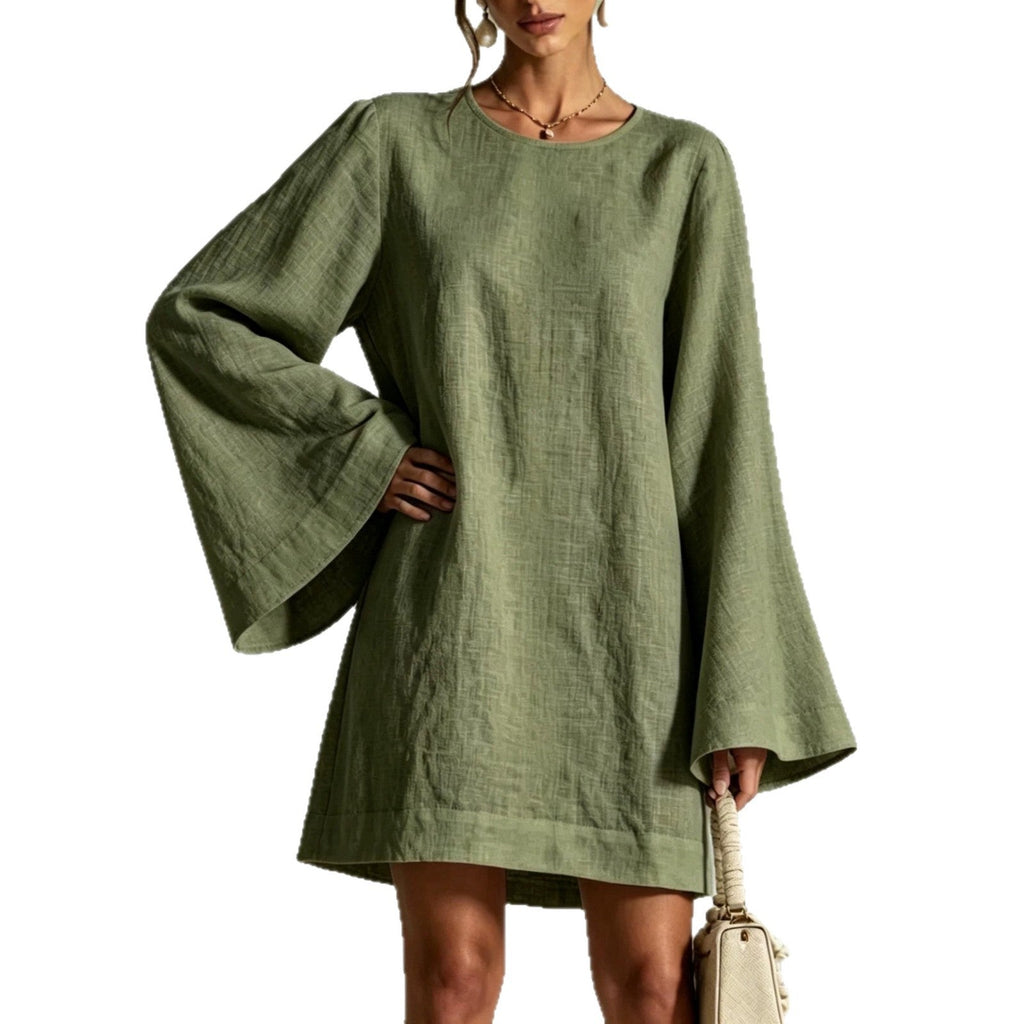 Stylish Casual Round-neck Elegant Dress For Women