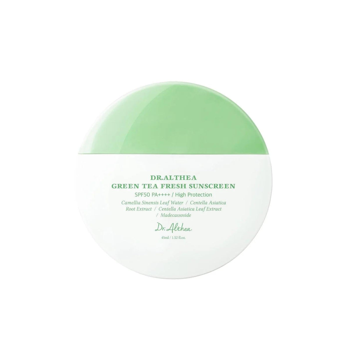 Dr. Althea Green Tea Fresh Sunscreen SPF 50+ PA++++ 45 ml