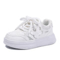 2026 Spring Summer Kids Skate Shoes, Breathable Mesh White Sneakers For Girls, Lightweight Versatile Performance & Running Shoes