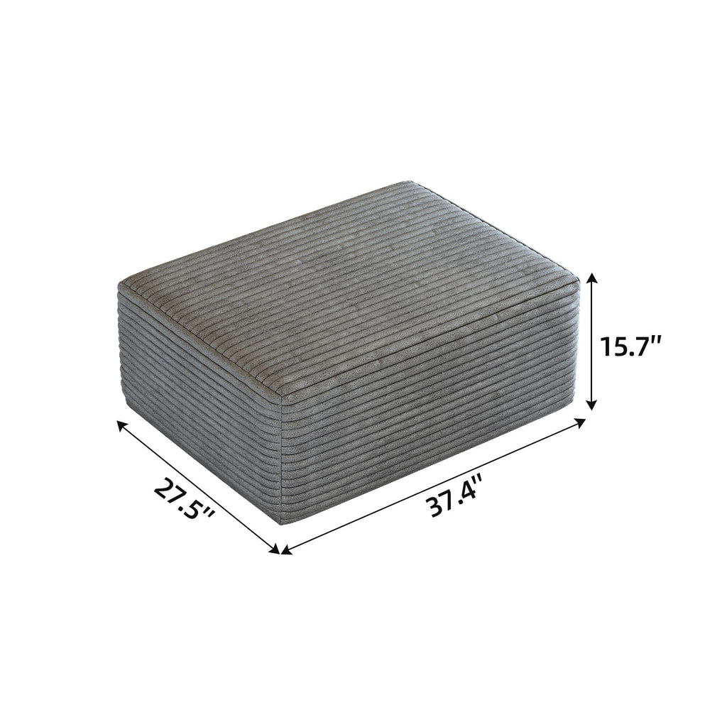 Y165 Grey Ottoman