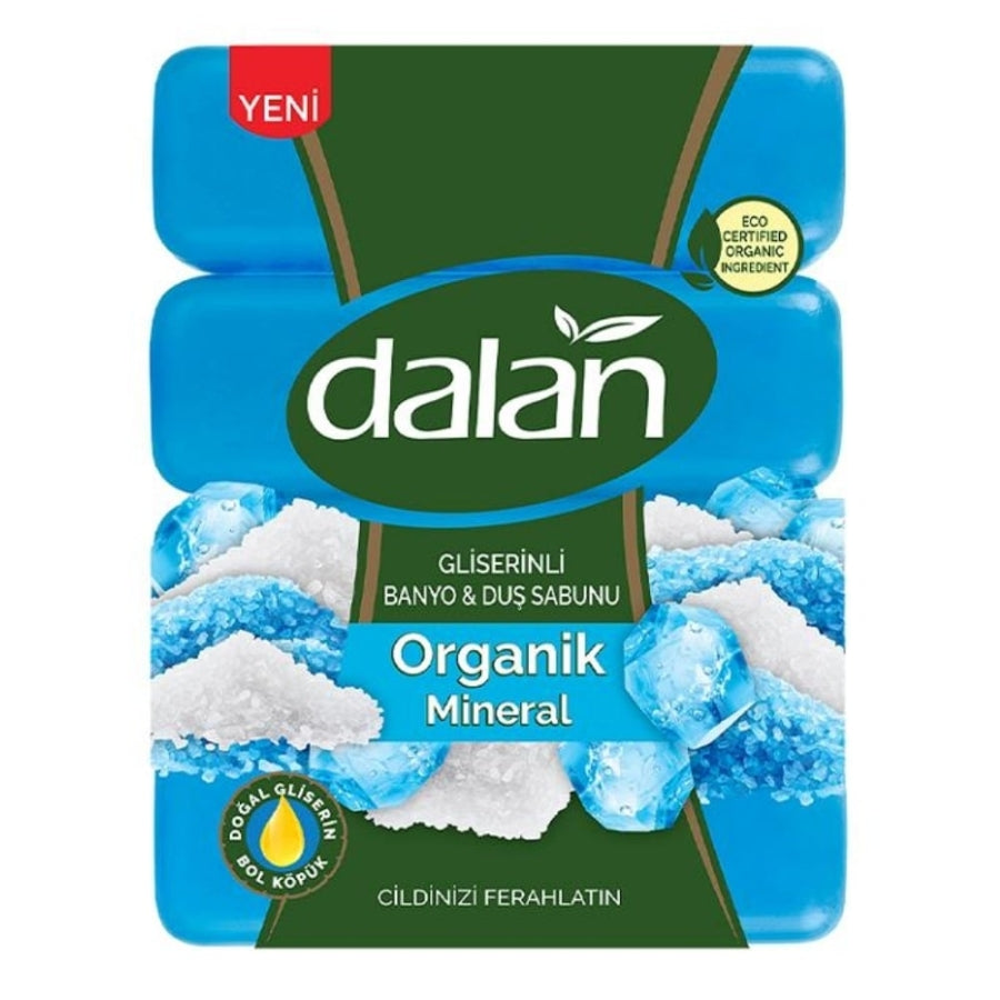 Dalan Bath Soap with Glycerin and Organic Minerals 4x150g
