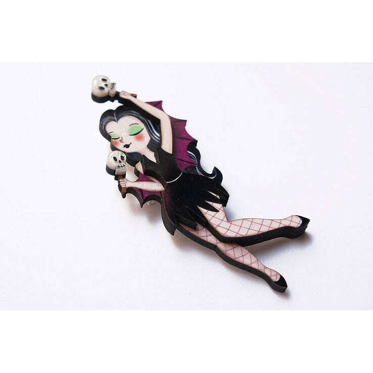 Dancing Vampiress Brooch by Laliblue | PRE-ORDER SHIPS IN 2-3 WEEKS