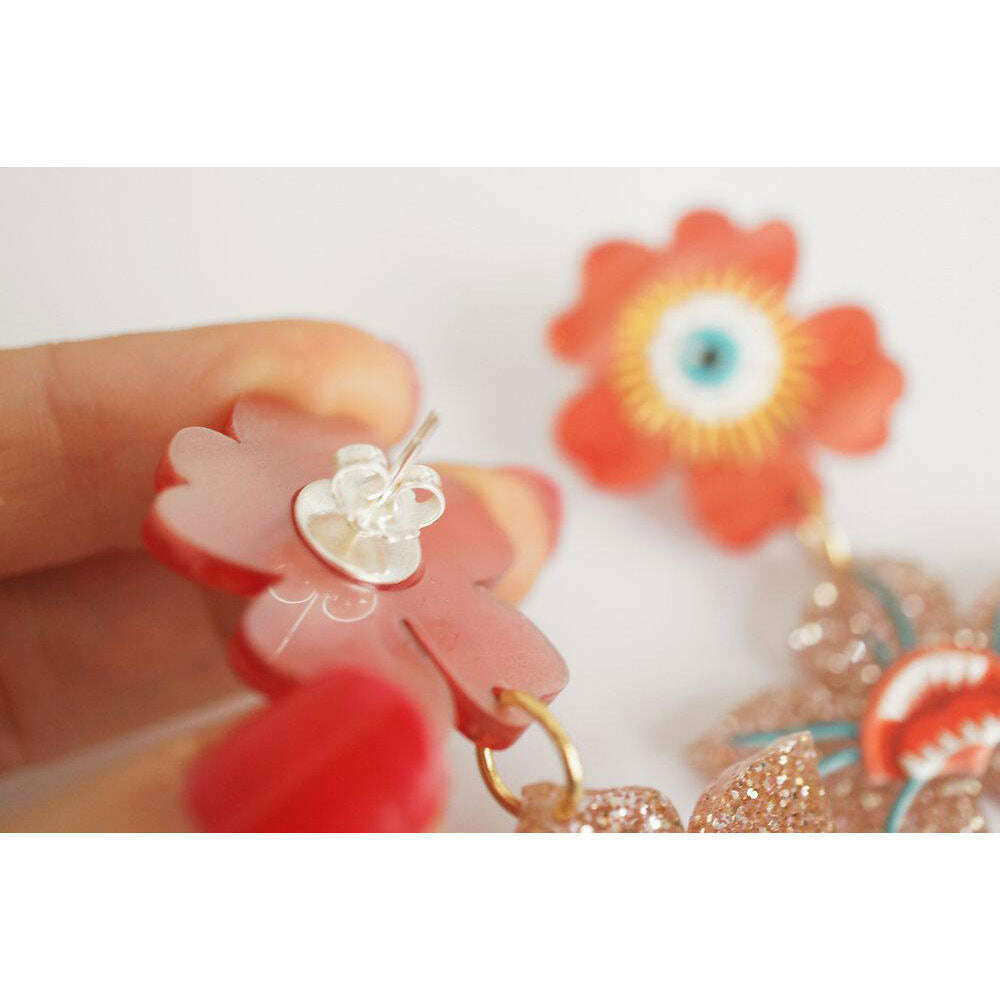 Dark Flowers Earrings by Laliblue | PRE-ORDER SHIPS IN 2-3 WEEKS