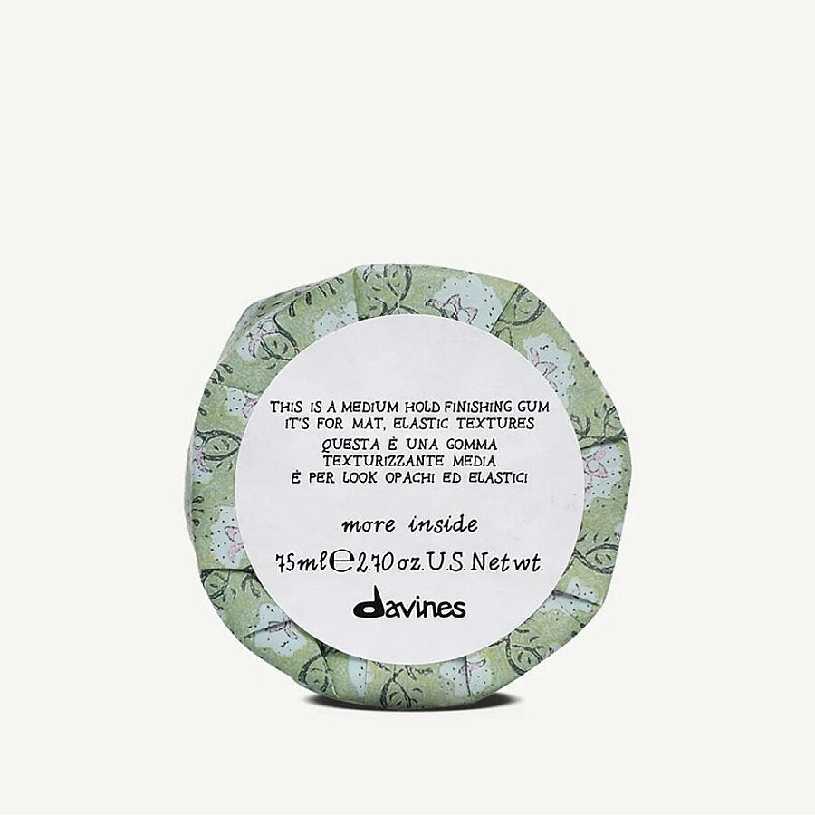 Davines More Inside Medium Hold Finishing Gum for Texture 75 ml