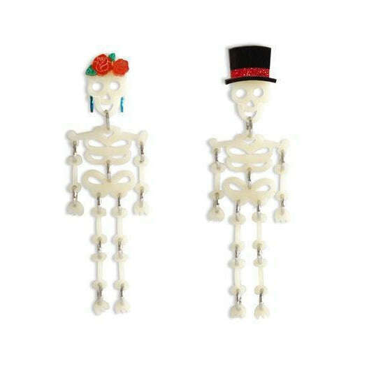 Day of the Dead Skeleton Earrings by Laliblue | PRE-ORDER SHIPS IN 2-3 WEEKS