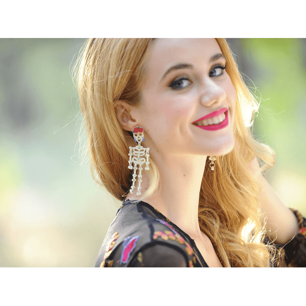 Day of the Dead Skeleton Earrings by Laliblue | PRE-ORDER SHIPS IN 2-3 WEEKS