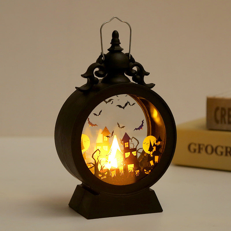 Vintage-Style Halloween LED Lantern