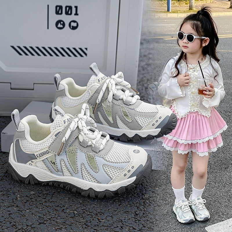 2026 Spring Summer Kids Mango Toe Sneakers, Lightweight Soft Sole Hiking Dad Shoes, Casual Closed-Toe Sports Sandals