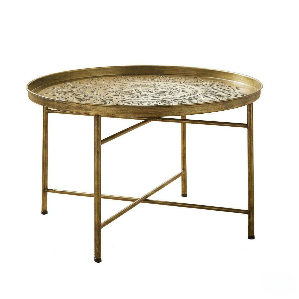 Multi-Functional Circular Center Table for Living Room