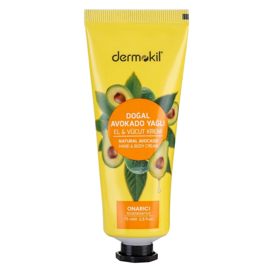 Dermokil Natural Avocado Oil Hand and Body Cream 75ml