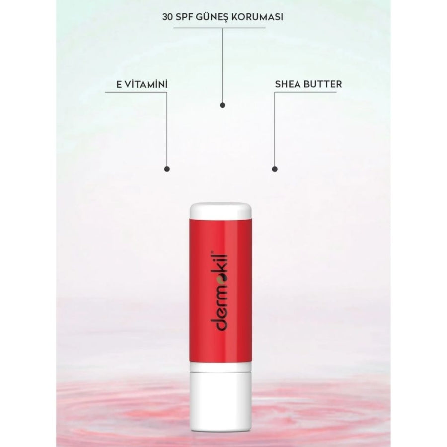 Dermokil Lip & Cheek Tint SPF 30 Red Moisturizing Balm 10ml