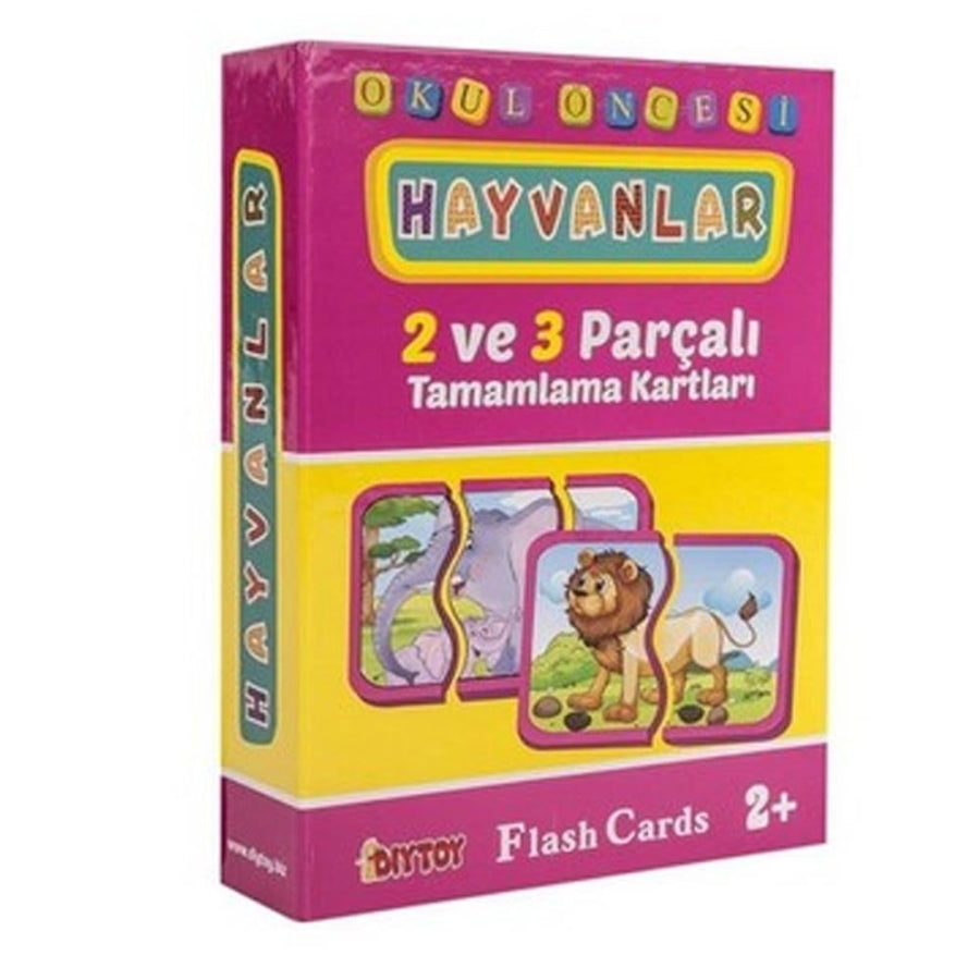 Diytoy Animal Memory and Matching Cards for Kids 2+ Years