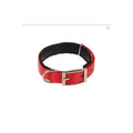 Doca Red Soft Woven Dog Collar for Comfort 65 cm