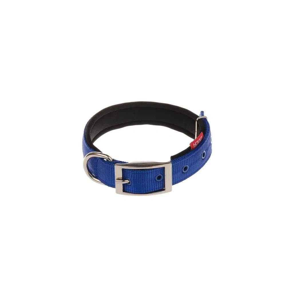 Doca Soft Woven Blue Pet Collar for Comfortable Daily Wear 65 cm