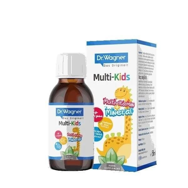 Dr Wagner Multi Kids Syrup Daily Vitamin Support 150ml