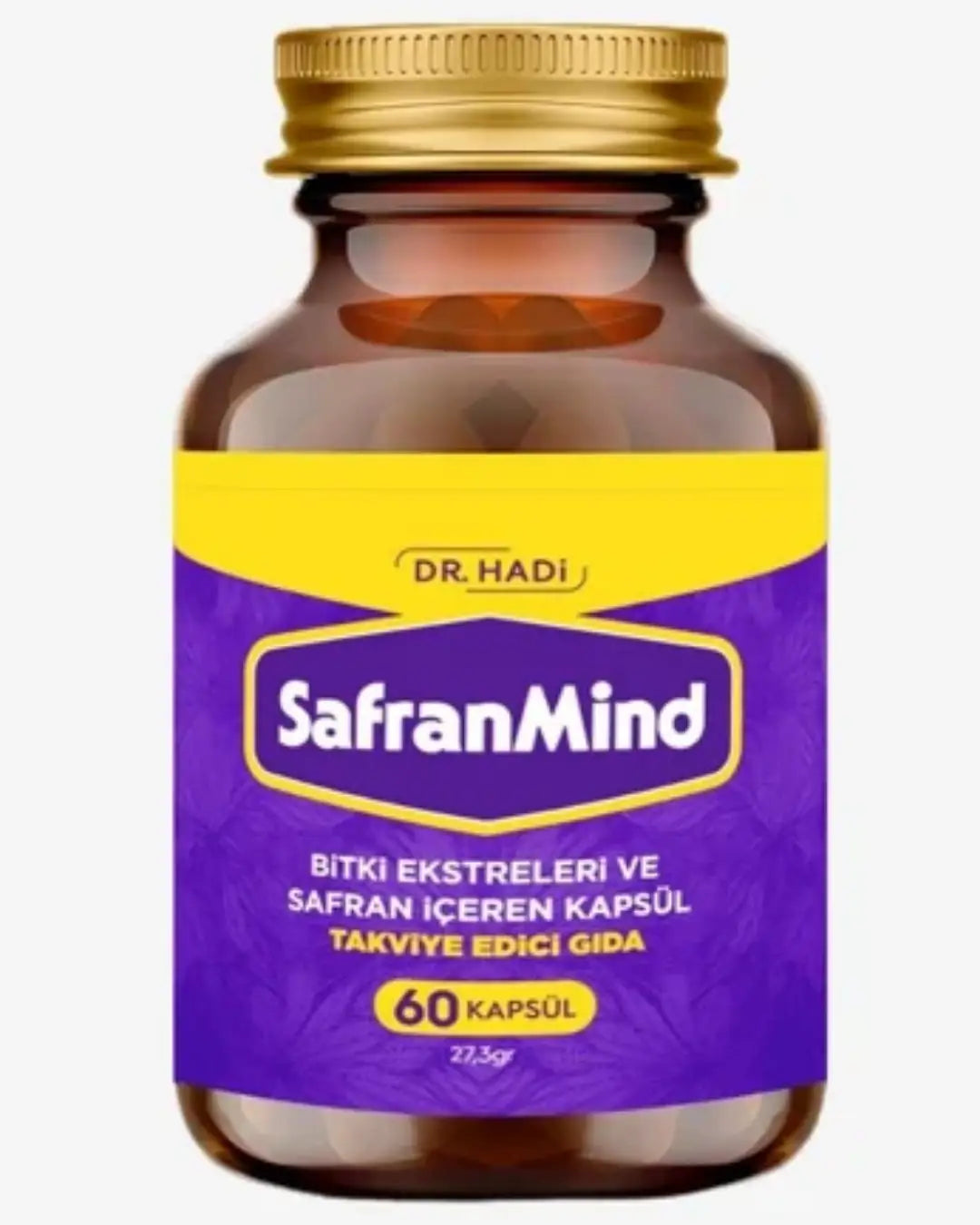 Dr.Hadi SafranMind Saffron Extract Supplement 60 Capsules