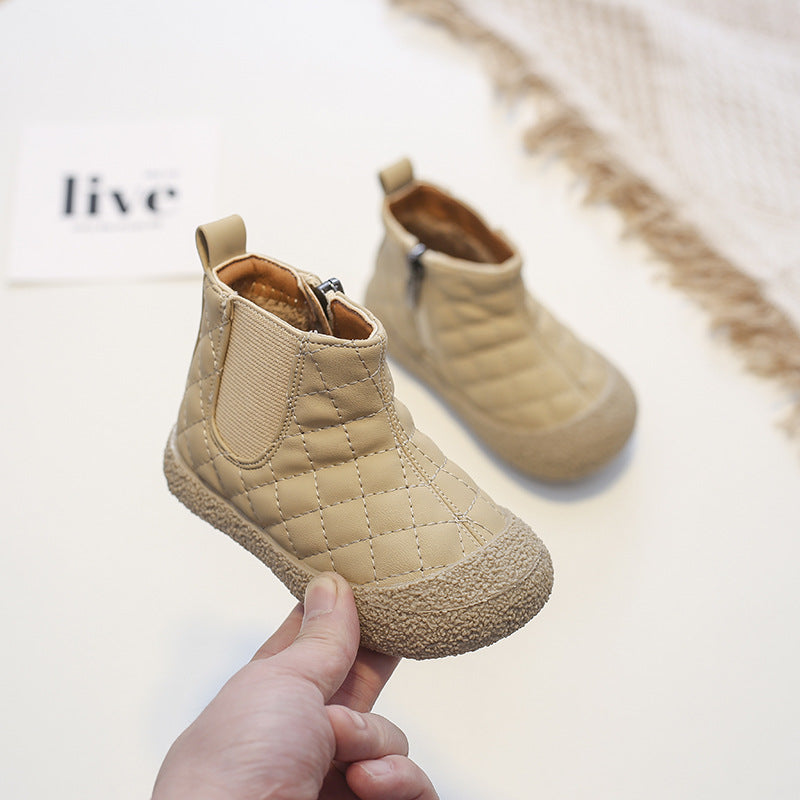 Childrens Soft-soled Comfortable And Warm Cotton Boots