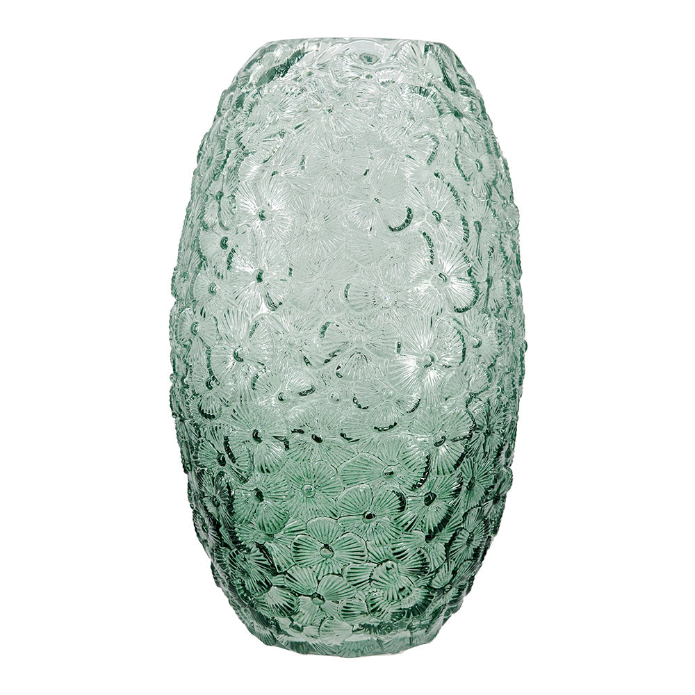 D7.9x13.4"H Ombre Glass Vase