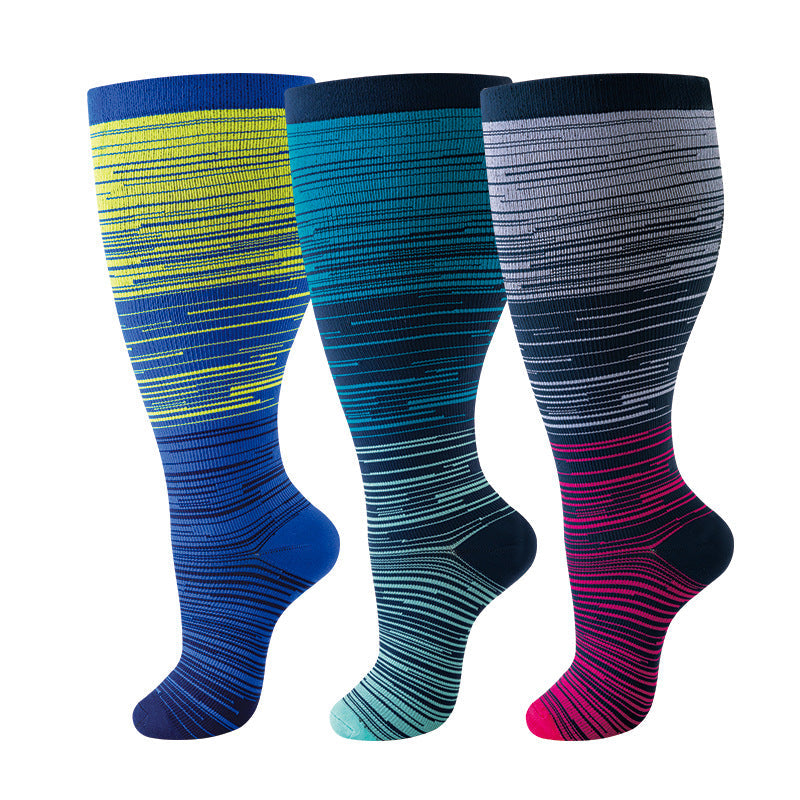 Plus-size Compression Socks, Nylon Nurse Socks For Men And Women