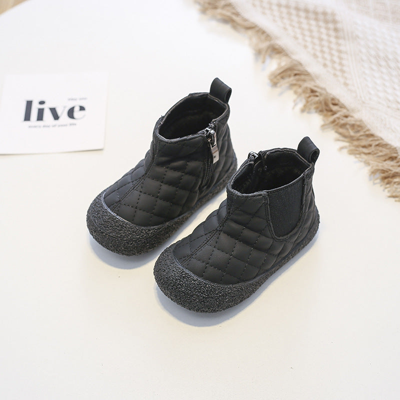 Childrens Soft-soled Comfortable And Warm Cotton Boots