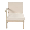 Perla Left Armchair in Acacia Wood