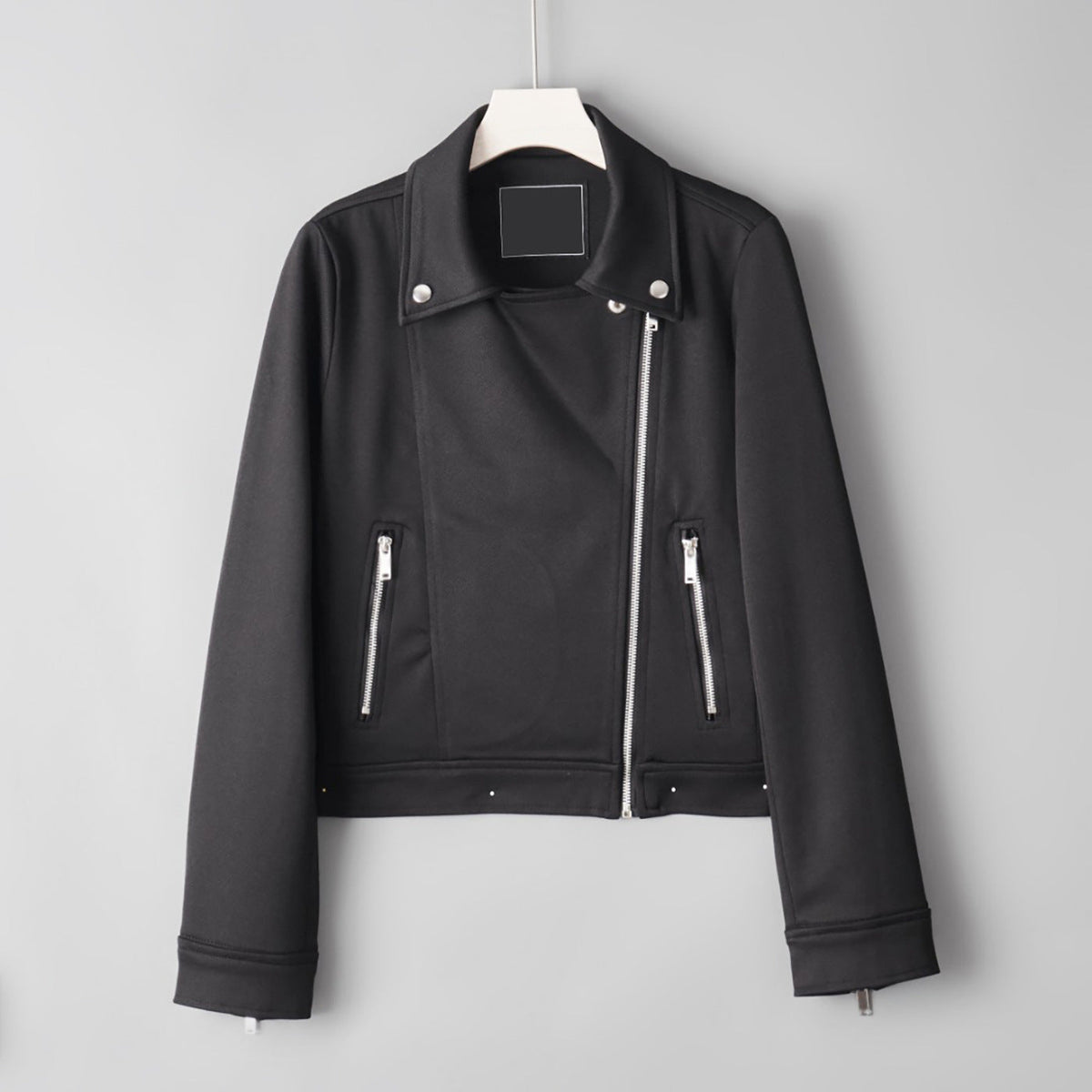 Versatile Short, Cool Biker-style Jacket For Women