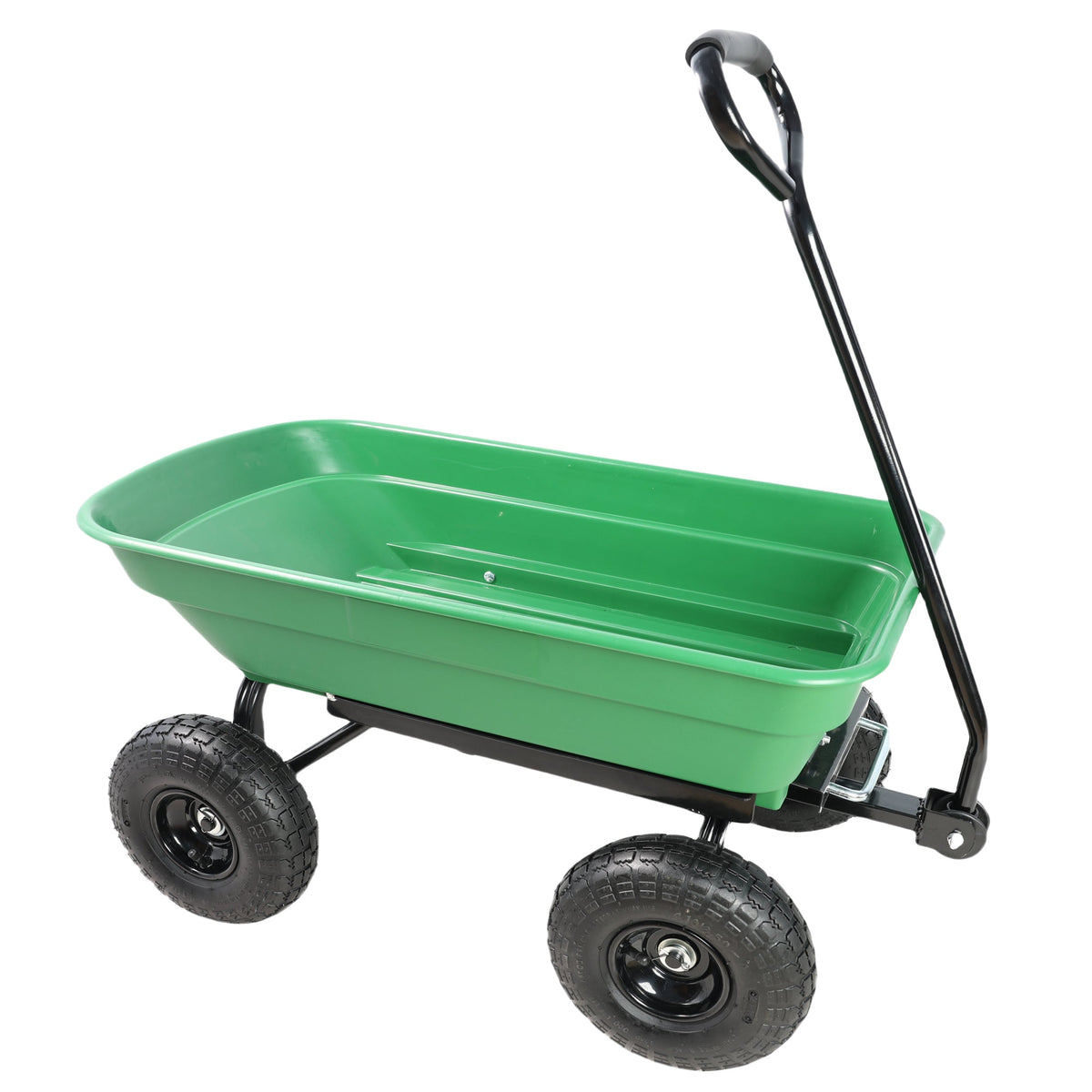 Folding Car Poly Garden Dump Truck with Steel Frame