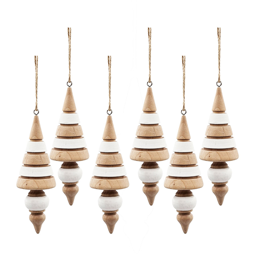 Eucalyptus Icicle Ornament, Set of 6