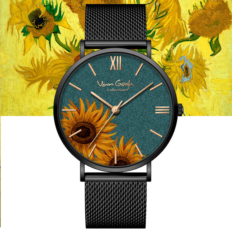 Van Gogh Sunflower Quartz Watch
