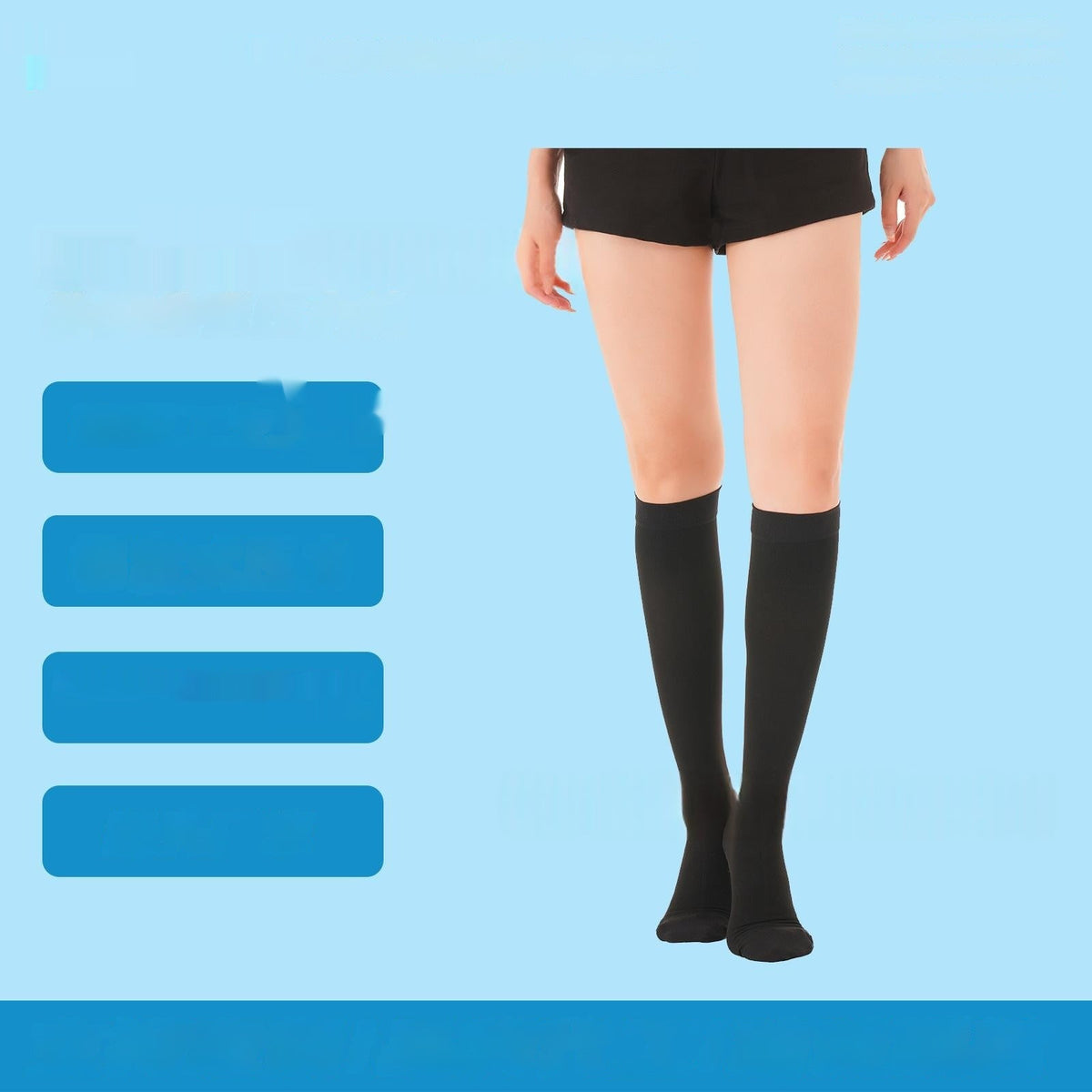 Elastic Mid-calf Compression Socks For Women