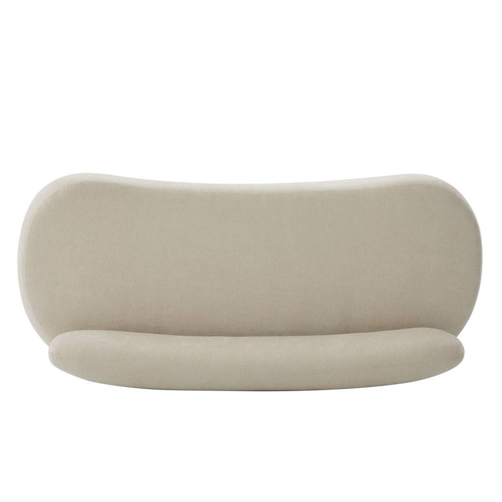 Lunara 66 in. Modern Curved Upholstered Chenille Sofa