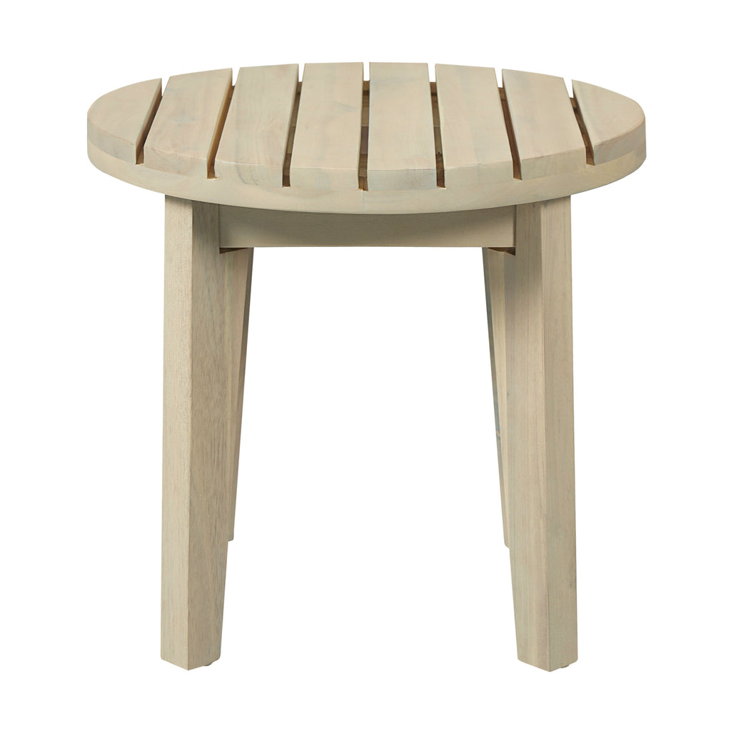 Outdoor 16" Square Acacia Wood Side Table