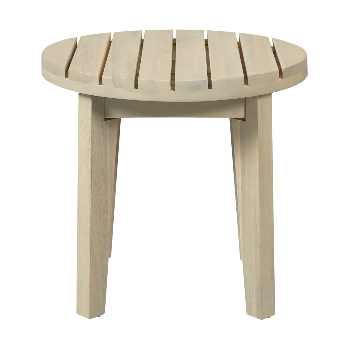 Outdoor 16" Square Acacia Wood Side Table