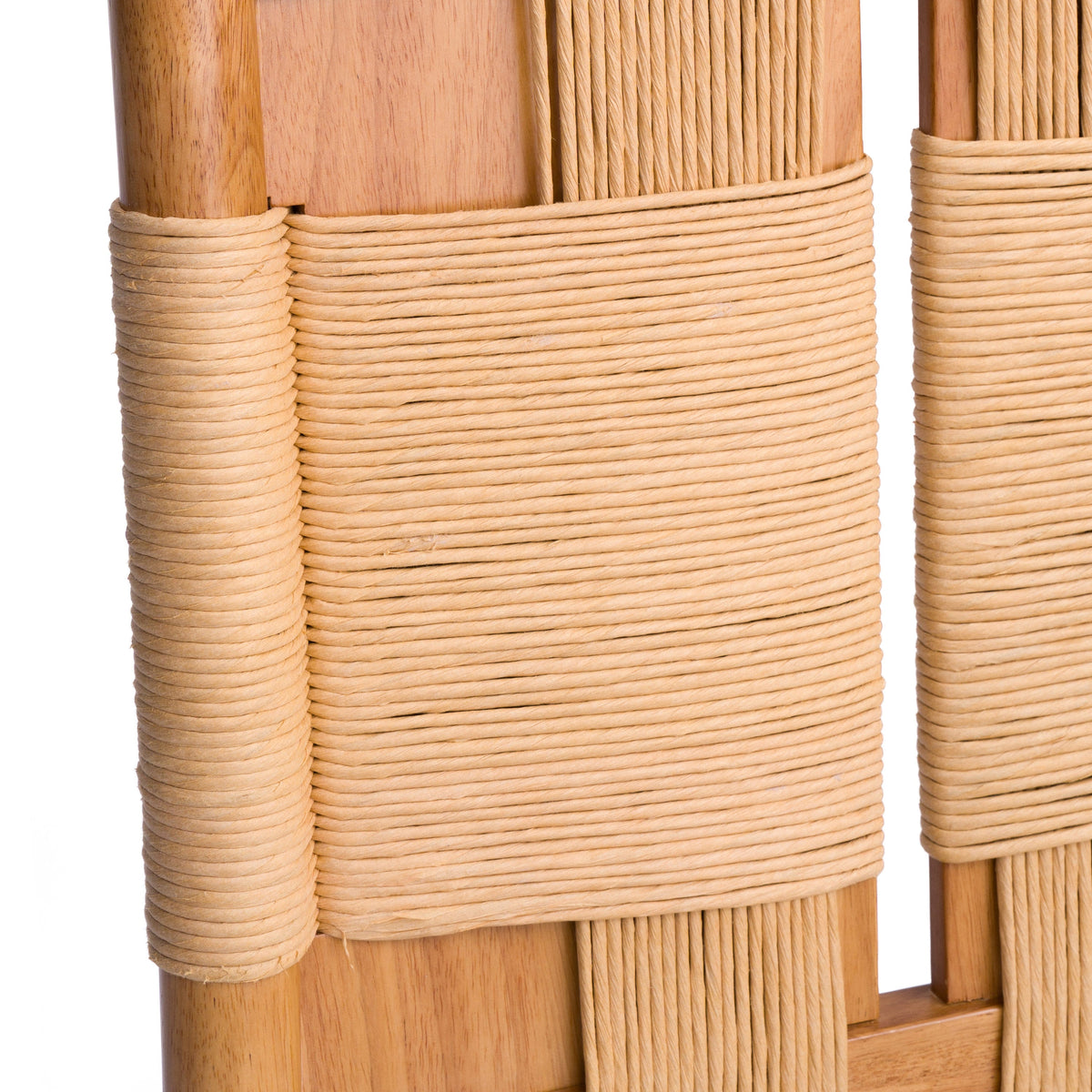 2-Piece Paper Rope Dining Chairs Set