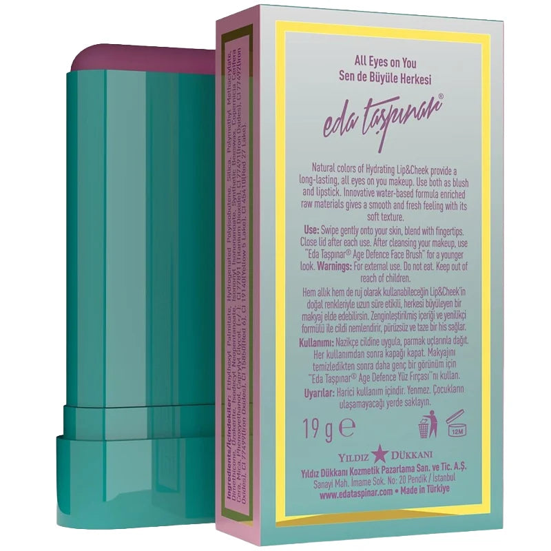 Eda Taspinar Lip & Cheek Cream Stick Sweety Pie Blush 19g